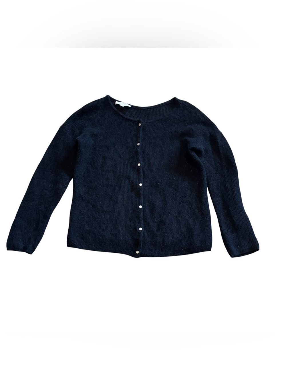 Sezane Gaspard Super Kid Mohair Blend Cardigan Women’s Size Small In black - Picture 3 of 8